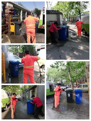 五一假期清潔工作不放松 北村環衛所及時處理12345熱線工單